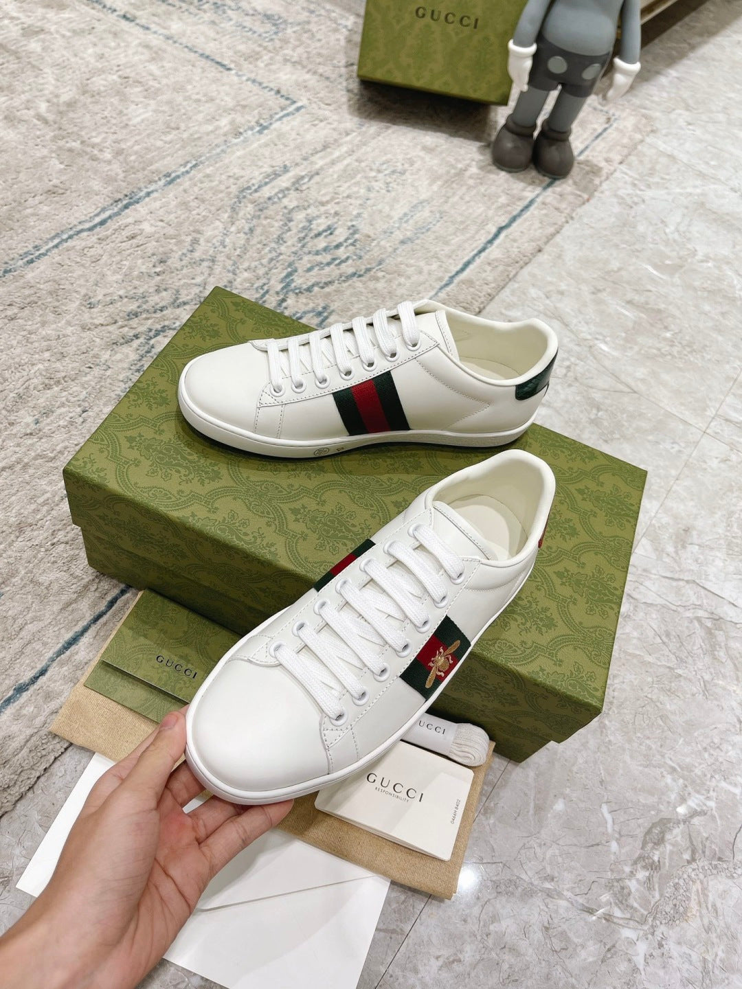 Gucci – Classic Repeat Logo Stack - Pre Owned
